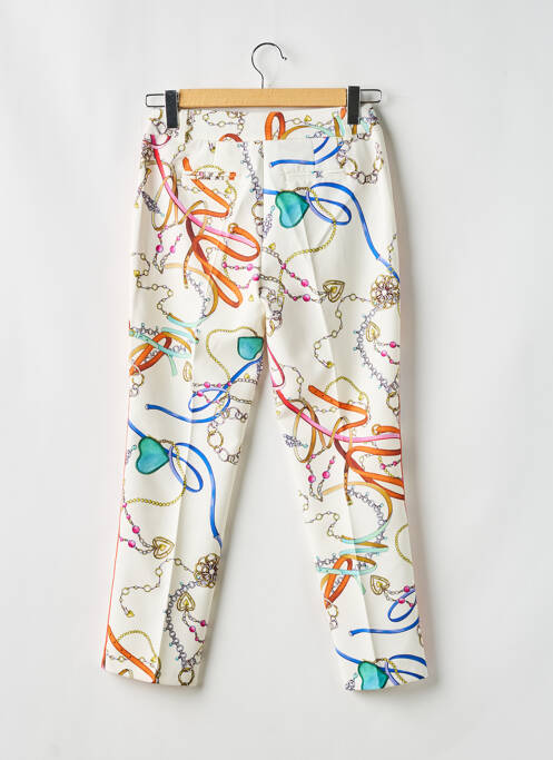 Pantalon drept alb ANNA MONTANA femeie