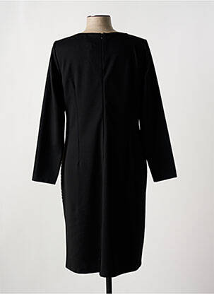 Rochie midi mâneci 3/4 mâneci 3/4 negru FRANCE RIVOIRE femeie