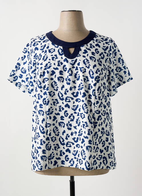 Top albastru FRANCE RIVOIRE femeie