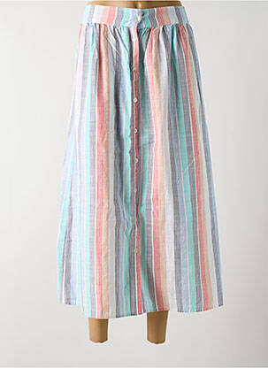 Fustă lungă alb C'EST BEAU LA VIE femeie