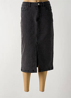 Fustă midi gri VILA femeie