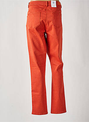 Pantalon slim buzunare portocalie C'EST BEAU LA VIE femeie