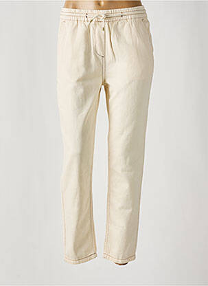 Pantalon 7/8 talie elastică bej C'EST BEAU LA VIE femeie