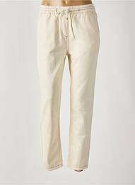 Pantalon 7/8 talie elastică bej C'EST BEAU LA VIE femme