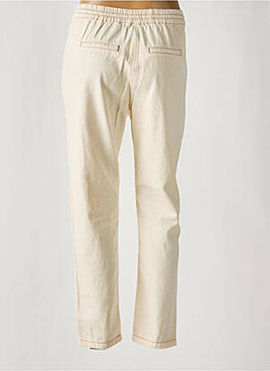 Pantalon 7/8 talie elastică bej C'EST BEAU LA VIE femeie