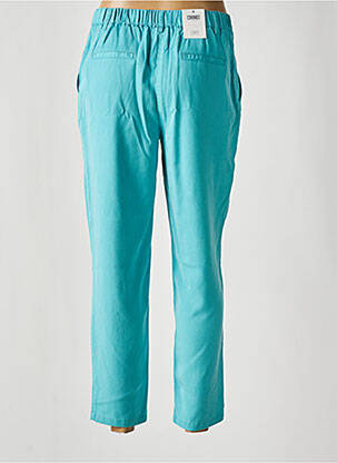 Pantalon 7/8 talie elastică albastru C'EST BEAU LA VIE femeie