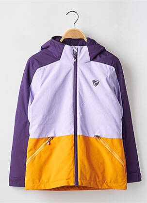 Parka închidere cu fermoar pe față cu glugă violet ZIENER fată