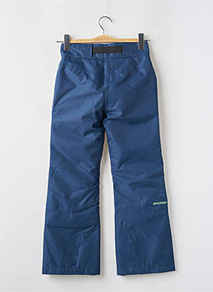 Pantalon drept țesătură impermeabilă talie elastică albastru închis ZIENER băiat