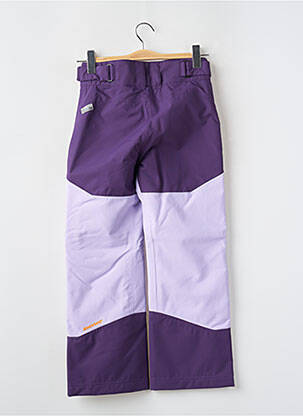 Pantalon drept închidere cu fermoar sub clapetă cu capse mărime reglabilă violet ZIENER fată