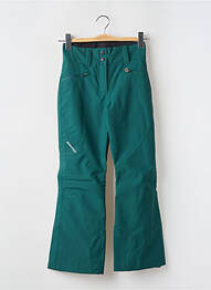 Pantalon drept închidere cu fermoar sub clapetă cu capse mărime reglabilă verde ZIENER fată