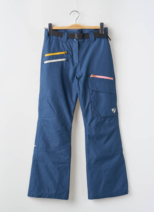 Pantalon drept albastru ZIENER fată