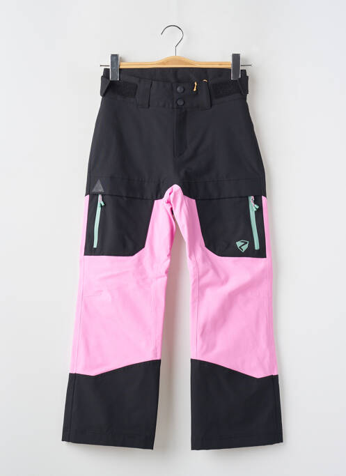 Pantalon drept negru ZIENER fată