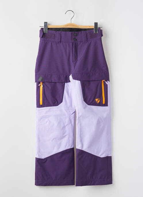 Pantalon drept violet ZIENER fată