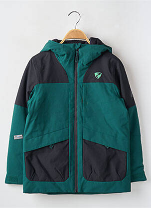 Parka buzunare cu glugă verde ZIENER băiat