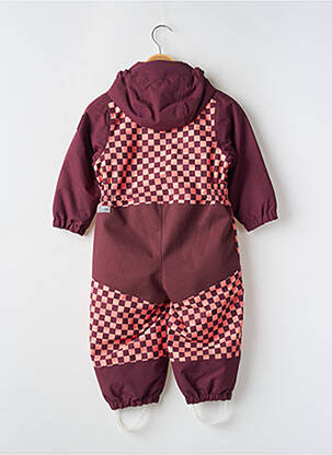 Salopetă-pantalon strânsă pe partea de jos mâneci lungi portocalie ZIENER fată