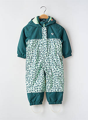 Salopetă-pantalon strânsă pe partea de jos mâneci lungi verde ZIENER fată