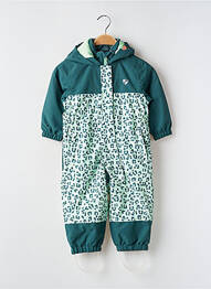 Salopetă-pantalon mâneci lungi mâneci lungi verde ZIENER fată