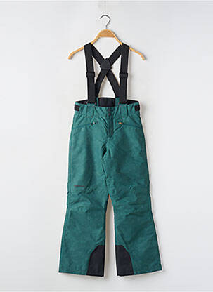 Pantalon drept țesătură impermeabilă mărime reglabilă verde închis ZIENER băiat