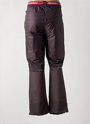 Pantalon drept talie elastică mărime normală maro ZIENER femeie
