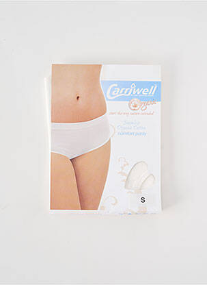 Shorty chilot scurt alb CARRIWELL femeie