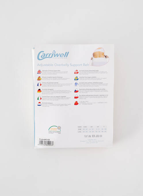 Curea alb CARRIWELL femeie