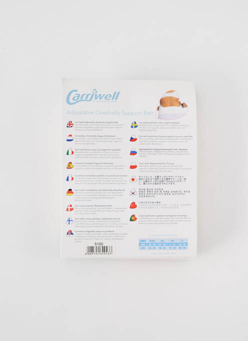 Curea alb CARRIWELL femeie