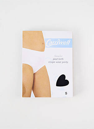 Shorty efect material satinat negru CARRIWELL femeie