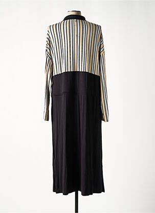 Rochie lungă mâneci lungi mâneci lungi negru SHEEGO femeie