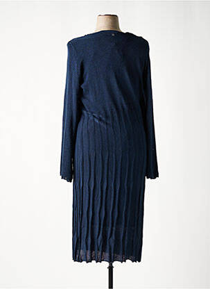 Rochie lungă mâneci lungi mâneci lungi albastru SHEEGO femeie