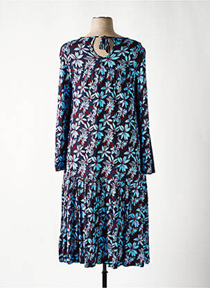 Rochie lungă mâneci lungi mâneci lungi albastru SHEEGO femeie
