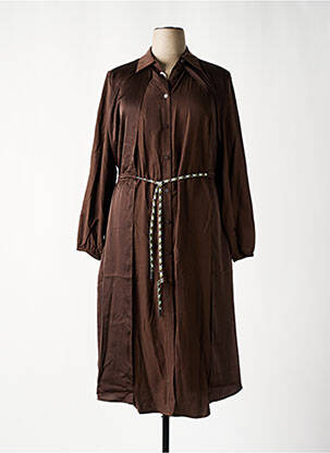 Rochie midi maro SHEEGO femeie