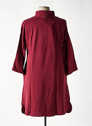 Rochie midi mâneci 3/4 mâneci 3/4 roșu SHEEGO femeie
