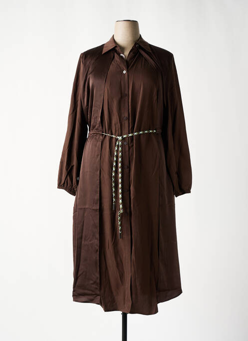 Rochie midi maro SHEEGO femeie