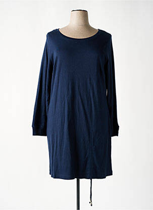 Rochie midi mâneci lungi mâneci lungi albastru SHEEGO femeie