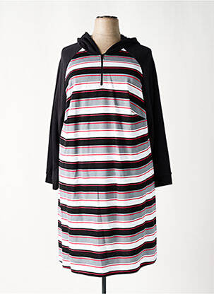 Rochie midi mâneci lungi mâneci lungi negru SHEEGO femeie