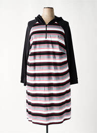 Rochie midi mâneci lungi mâneci lungi negru SHEEGO femme