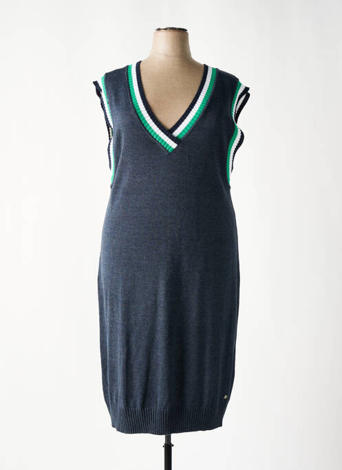 Rochie pulover albastru SHEEGO femeie