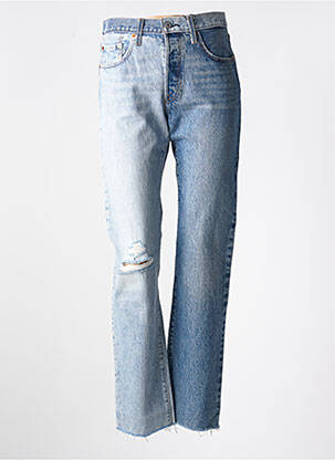 Blugi cu croială dreaptă albastru LEVIS femeie