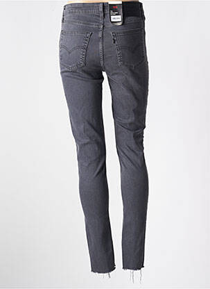 Blugi skinny efect uzat decolorat talie înaltă gri LEVI'S femeie