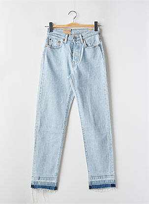 Blugi cu croială dreaptă albastru LEVIS femeie