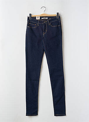 Blugi skinny țesătură brută mărime normală albastru LEVI'S femeie