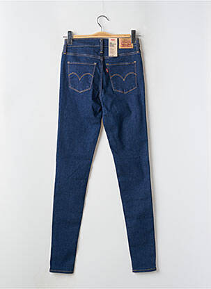 Blugi skinny țesătură brută talie înaltă albastru LEVI'S femeie