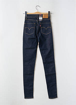 Blugi skinny țesătură brută talie înaltă albastru LEVI'S femeie