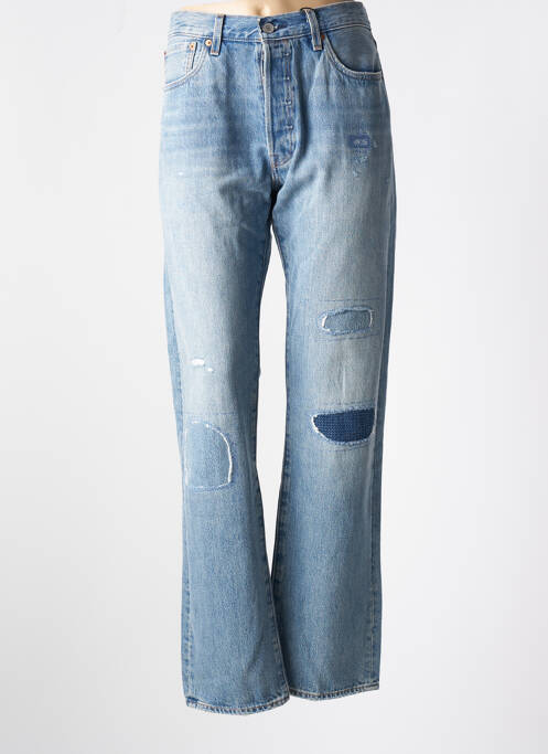 Blugi cu croială dreaptă albastru LEVIS femeie