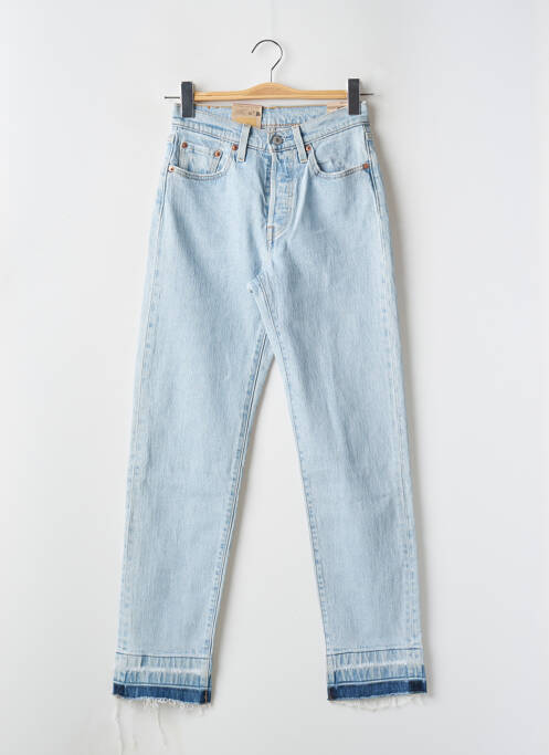 Blugi cu croială dreaptă albastru LEVIS femeie