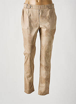 Pantalon slim bej HALOGENE femeie