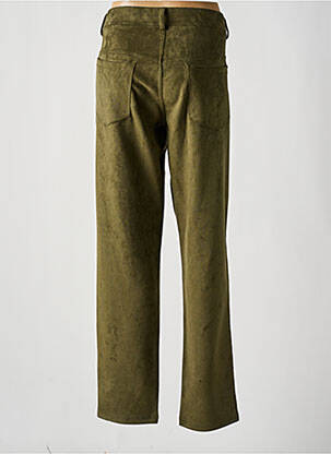 Pantalon slim elasticitate mărime normală verde GEVANA femeie