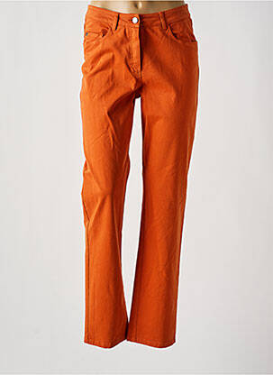 Pantalon slim portocaliu GUY DUBOUIS femeie