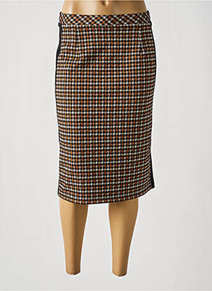 Fustă midi maro GUY DUBOUIS femeie