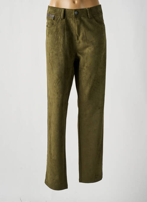Pantalon slim verde GEVANA femeie
